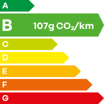 B 107g CO2/km