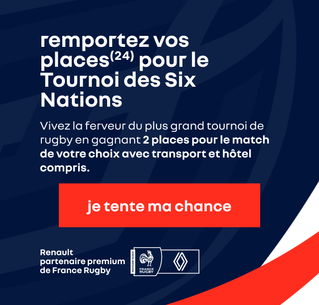 remportez vos places(24) pour le Tournoi des Six Nations je tente ma chance