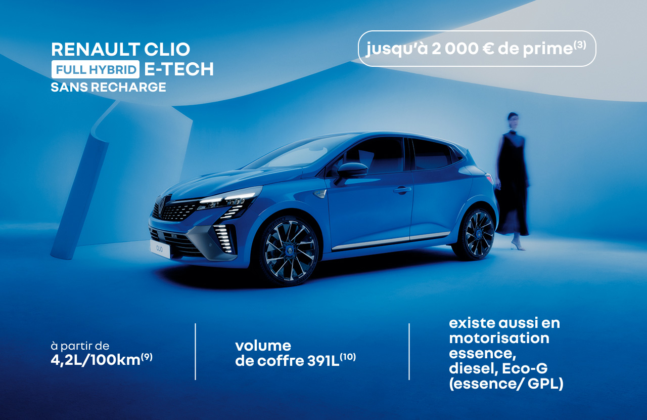 Renault Clio full hybrid E-Tech