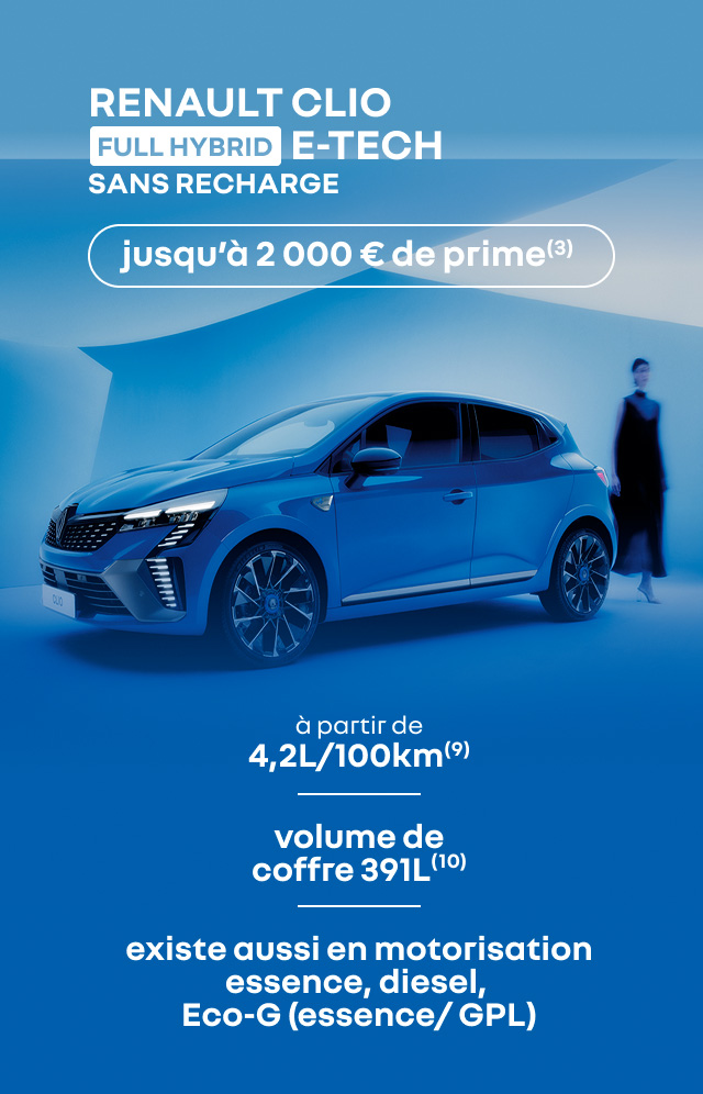 Renault Clio full hybrid E-Tech