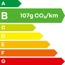 B 107g CO2/km