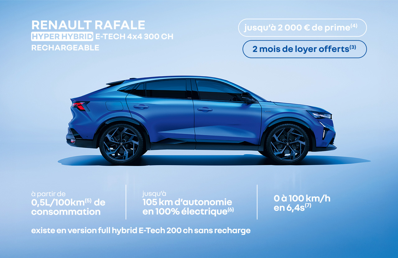 Renault Rafale E-Tech full hybrid
