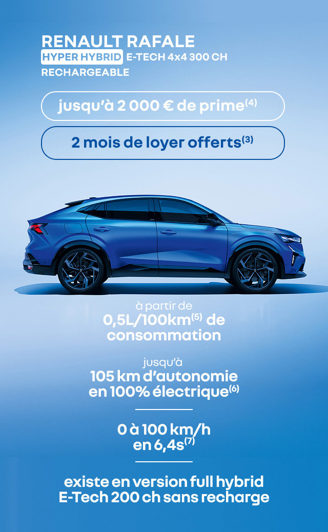 Renault Rafale E-Tech full hybrid
