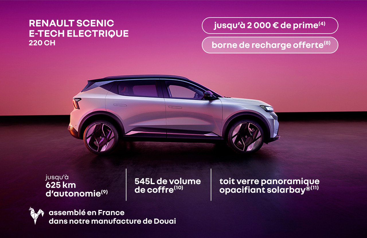 Renault Scenic E-Tech 100% électrique