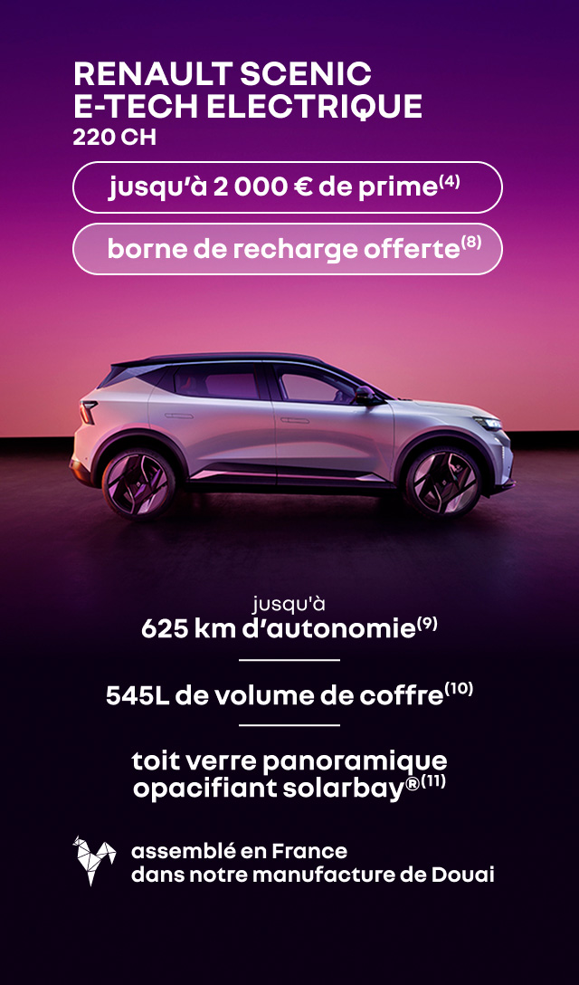 Renault Scenic E-Tech 100% électrique